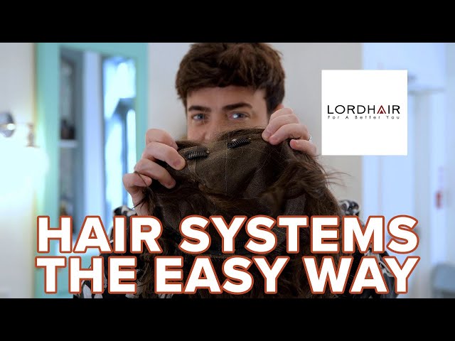 Hair System Tutorial: How I Clip In My Men's Hair System | Lordhair