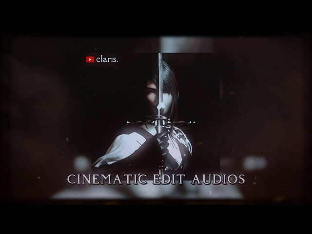 cinematic edit audios because you're leading a revolution against gods