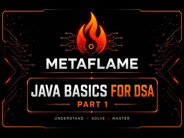 Java Basics for DSA in Tamil | Part 1 🔥
