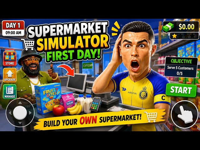 I Opened My FIRST Supermarket! 😱🛒 | Day 1 Was CRAZY!