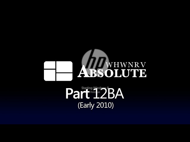 WHwNRV Absolute - Part 12BA (Early 2010)