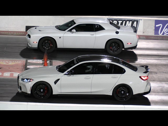BMW m3 vs Hellcat
