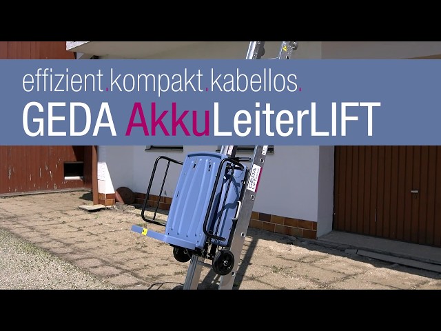 GEDA BatteryLadderLIFT - In action