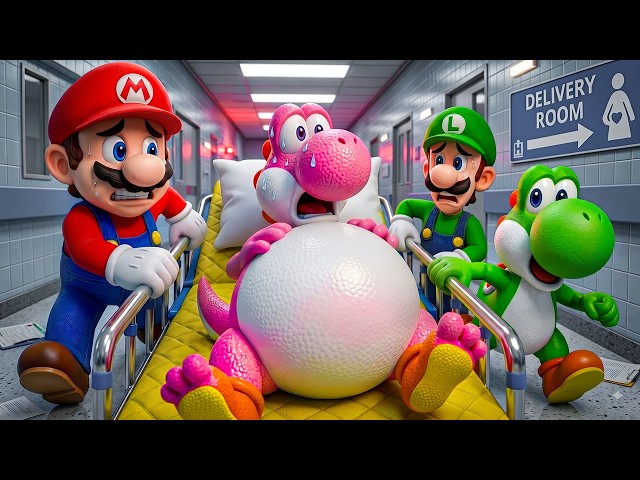 Pink Yoshi Needs Her Husband... But Bowser Kidnapped Him! 😢💔Super Mario Odyssey Story