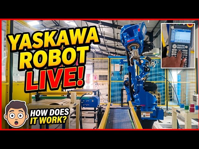 Yaskawa Robot कैसे काम करता है? Industrial Automation & Programming Live Demo 🔥 @bhanukushwahavlogs 