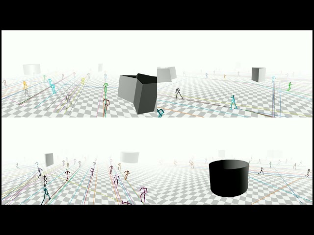 Generating Crowd Animation from Collision Free Crowd Patches Demo