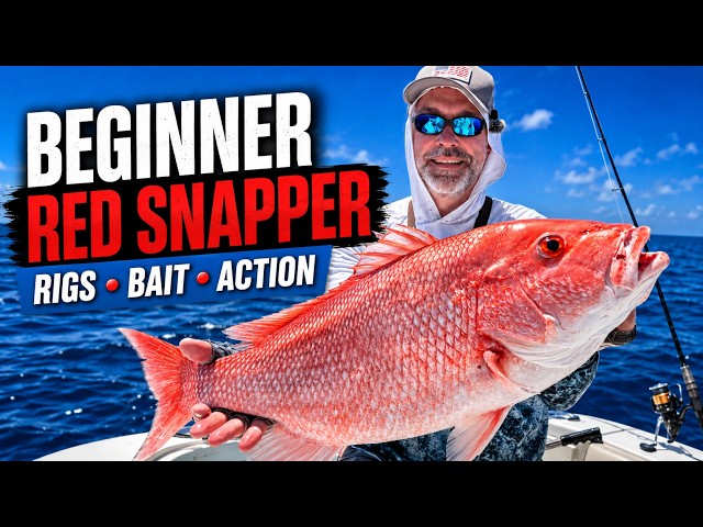 Red Snapper Fishing for Beginners: Rigs, Bait & Offshore Action