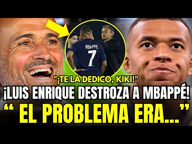 🚨TOTAL SCANDAL: LUIS ENRIQUE HUMILIATES MBAPPÉ AFTER THE CHAMPIONS LEAGUE AND FLORENTINO ADMITS E...