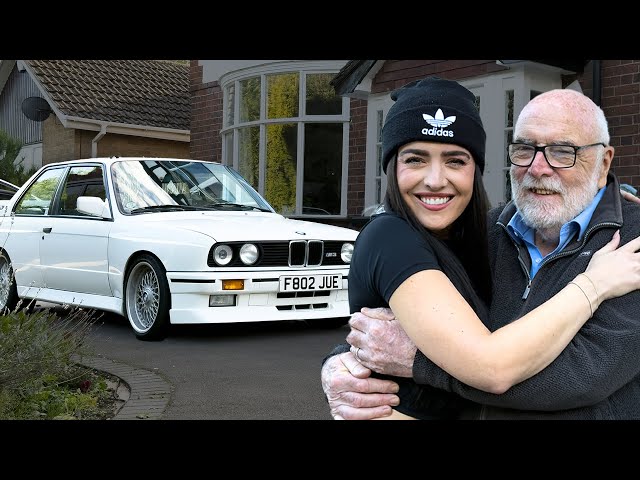 TAKING MY E30 M3 HOME TO SHOW MY DAD + GARAGE UPDATE
