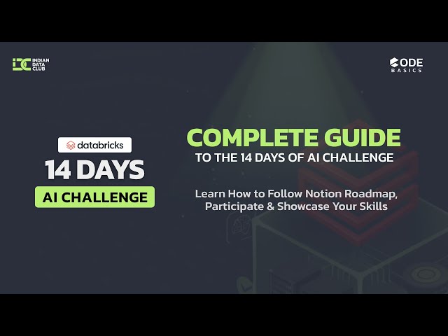 IDC Databricks Induction Session: Complete Guide to The Challenge