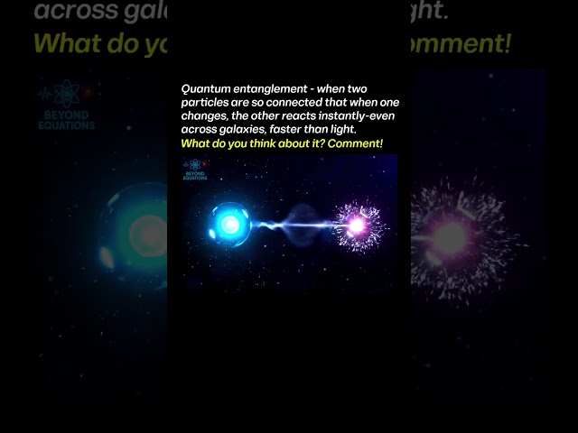 Quantum Entanglement-"the magic of quantum mechanics #physics #quantummechanics #reelschallenge