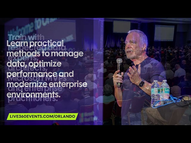 Data Platform Live! @ Live! 360 Tech Con Orlando 2026 | November 15-20