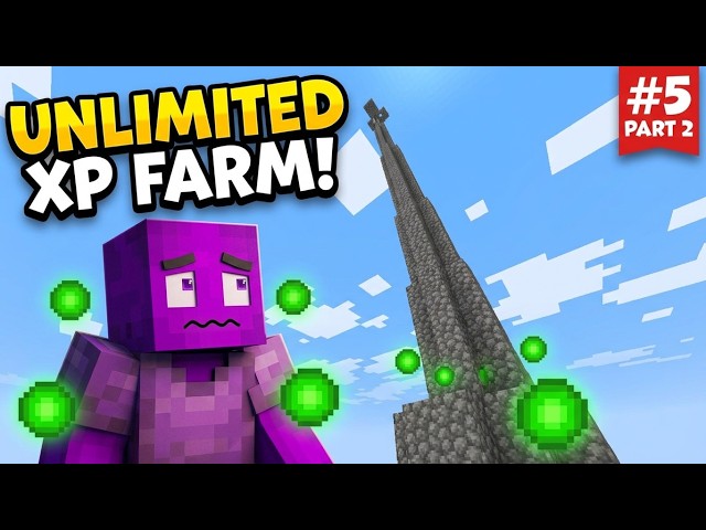 I Built an UNLIMITED XP FARM! 😱 Minecraft Hindi Survival #5 (Part 2)