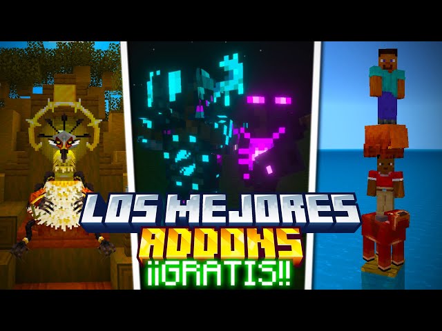 Los MEJORES ADDONS GRATIS Para Minecraft Bedrock 1.26 ✅