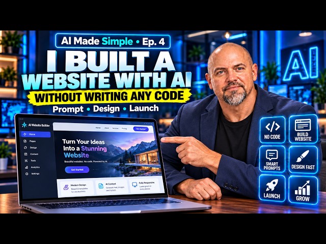 Episode 4  I Built a Website With AI Without Writing Any Code