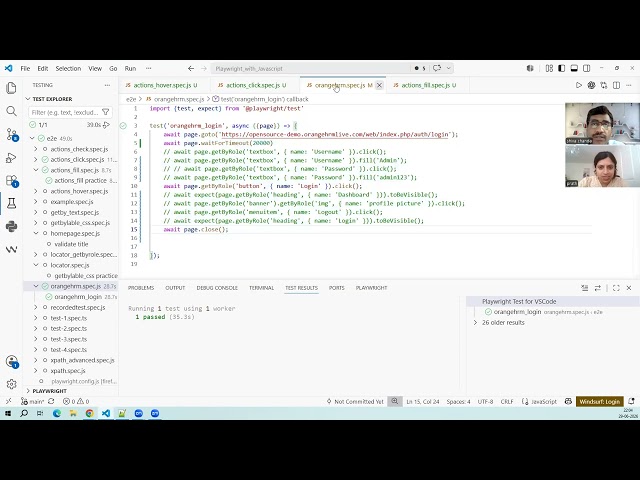 Playwright With Java Script - June29th-part2