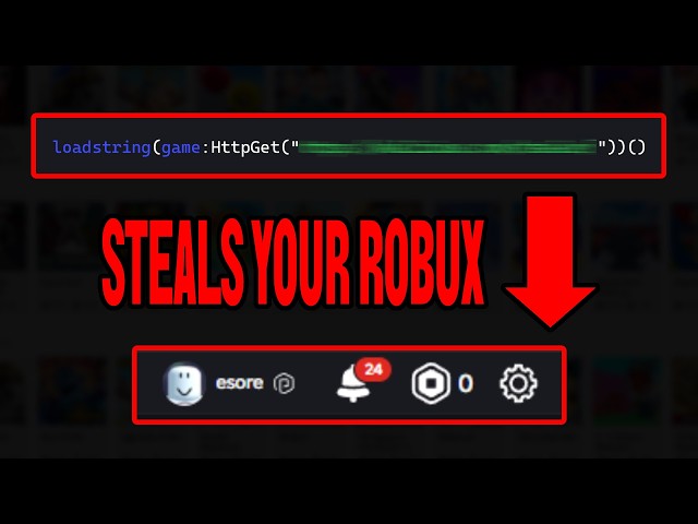 This Roblox Script *Actually* STEALS Your Robux..?