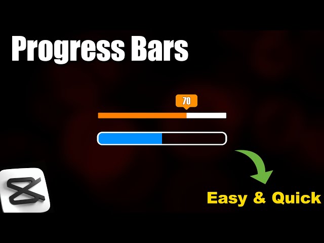 Make AMAZING Progress Bars in CapCut in 60 Seconds!