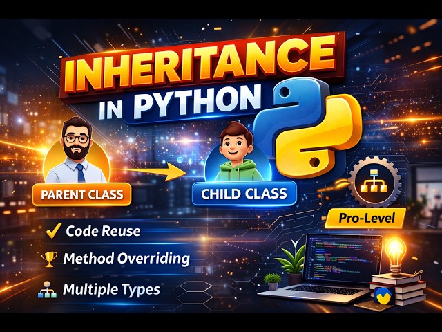 Inheritance  in OOP  #PythonCore #Programming #Coding #CODLYTIC #PythonTutorial