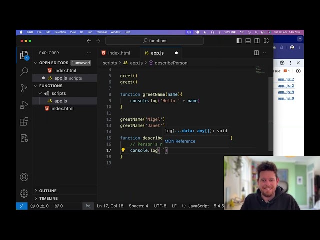 Intro to Functions in JavaScript