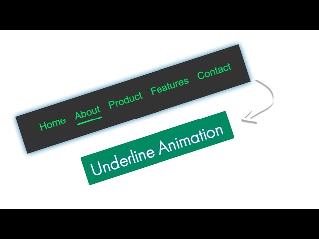 Underline Hover Effect Css | Menu Hover Effect With Animation in CSS