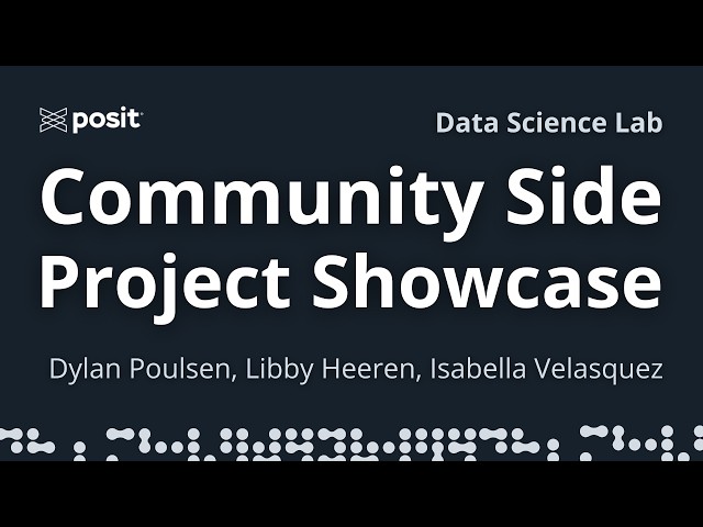Data Science Side Projects | Dylan Poulsen, Libby Heeren, Isabella Velasquez | Data Science Lab