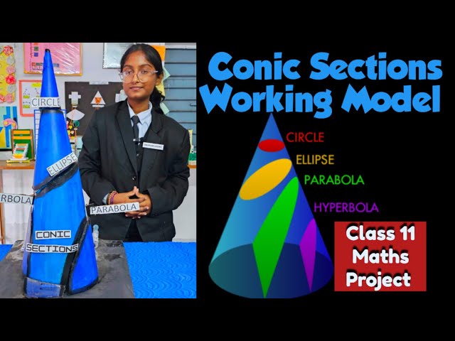 🔥 Conic Sections  Working Model 🔥| Class 11 Maths Project | Maths Model 