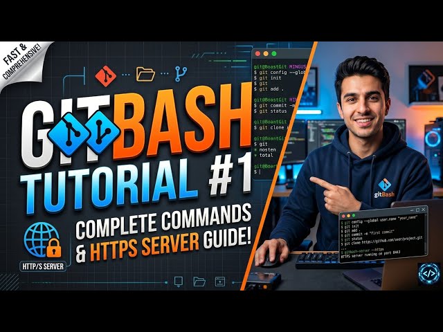 Git Bash Tutorial 01: Master Essential Commands & Build Your Own HTTP Server 🚀
