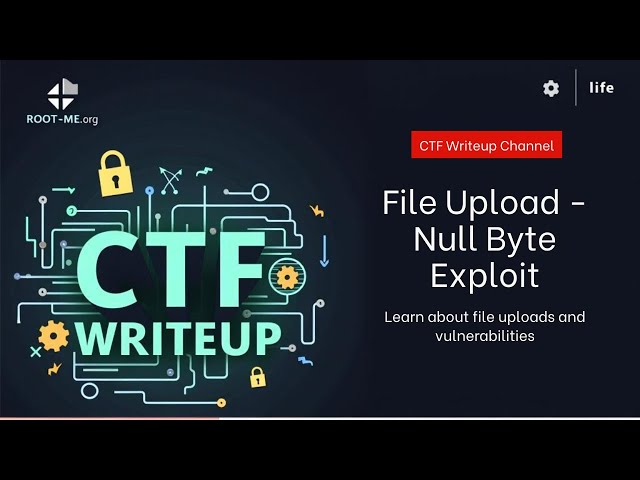 Tutorial Root-Me (17): Web - Server : File upload - Null byte