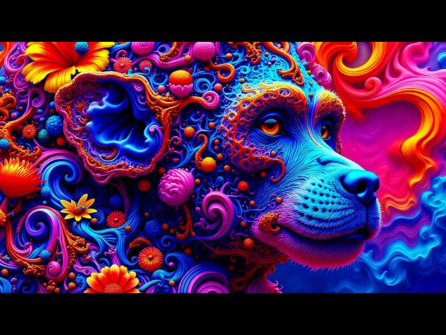 🧠 Psychedelic Brain - AI Surreal Animation 🧠