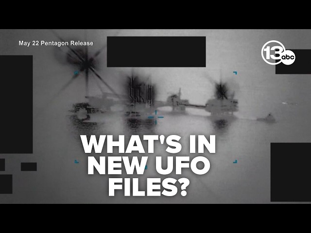 Pentagon's new UFO files show no evidence of aliens found