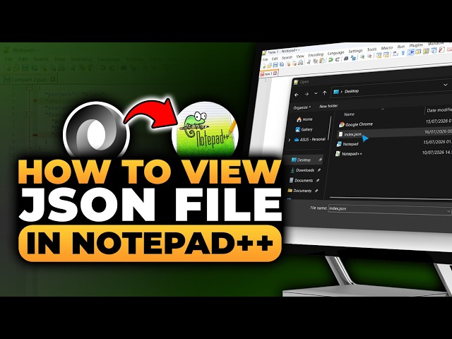How To View JSON File in Notepad++ (𝟮𝟬𝟮𝟲) | 100% WORKS | NO Yapping, To The Point! | FAST & EASY