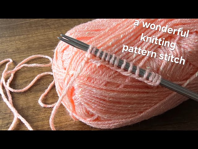 Knit and wear in just 2 days - Easy and beautiful knitting pattern.
