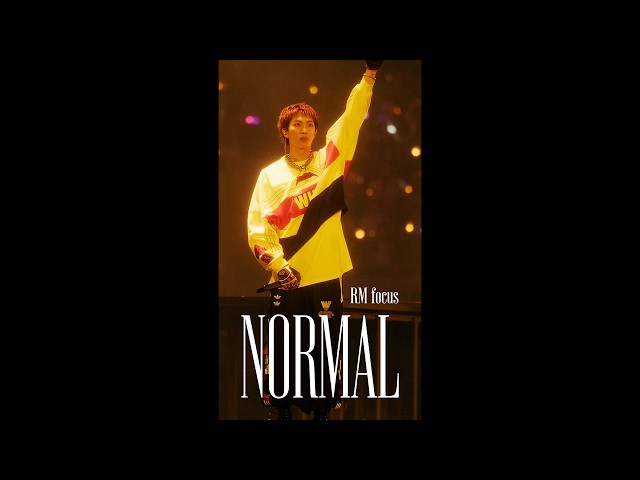'NORMAL (Korean Ver.)' Stage CAM (RM focus) @ BTS WORLD TOUR 'ARIRANG' IN BUSAN