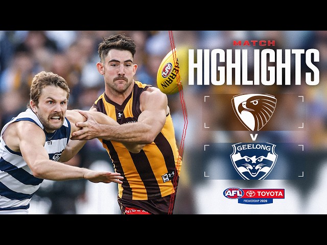 Hawthorn v Geelong Cats Highlights | Round 4, 2026 | AFL