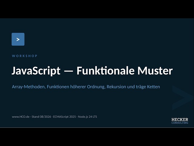 Funktionale Muster, Rekursion und Lazy Evaluation