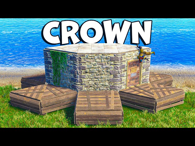 CROWN - The Perfect SOLO / DUO / TRIO Bunker Base - rust base design