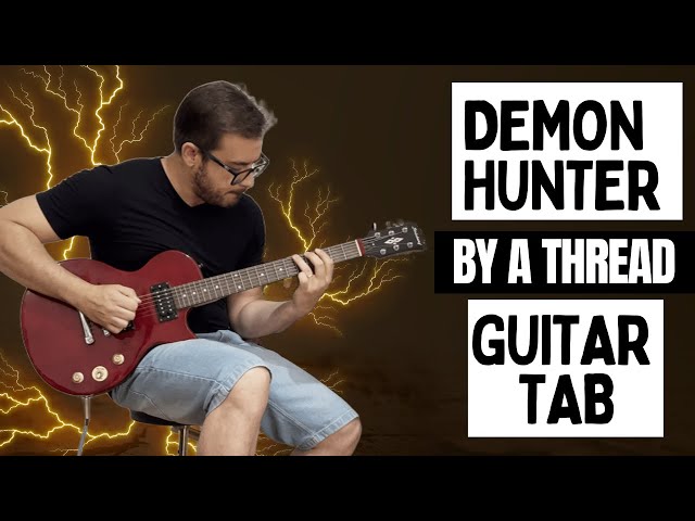 DEMON HUNTER | BY A THREAD | TAB COVER