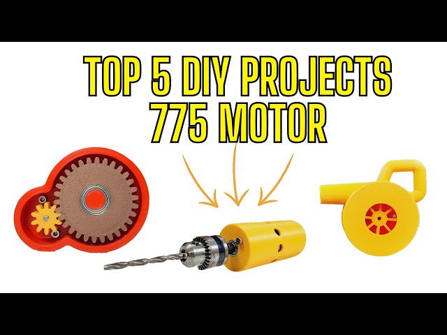 Top 5 Awesome Projects with 775 Motor | Homemade Projects