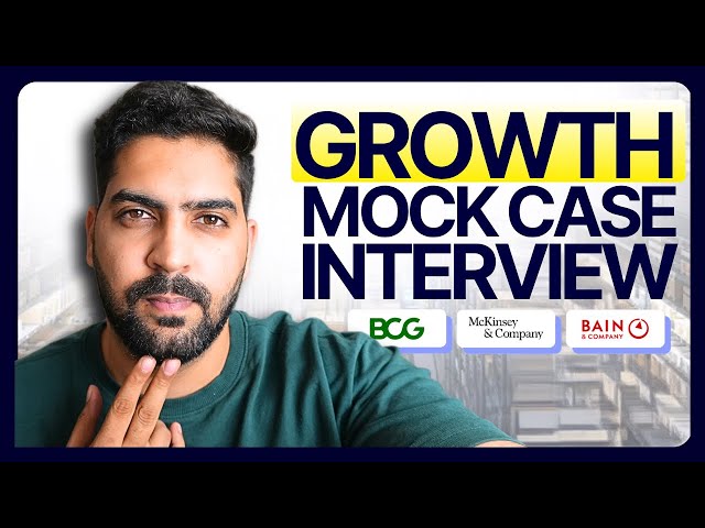 BCG Growth Mock Case Interview + Analysis (Case 5)
