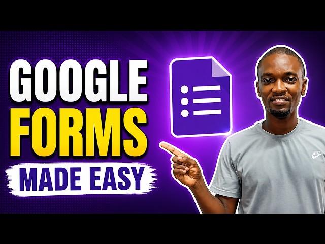 Google Forms Made EASY! Create a Professional Form Step-by-Step