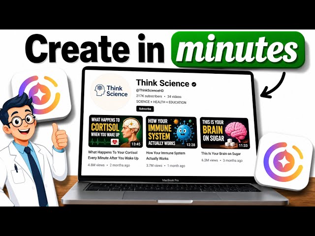 How to Make VIRAL 2D Science Animation Videos AUTOMATICALLY with AI (Full Tutorial)