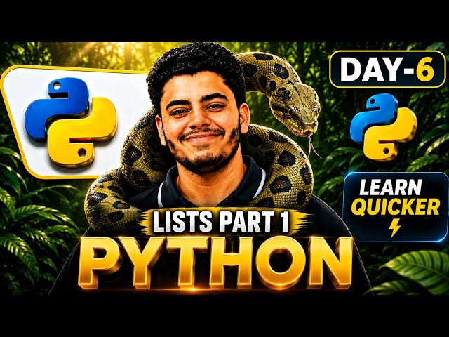 Day 6 of 90: Python Lists Explained for Beginners 🐍
