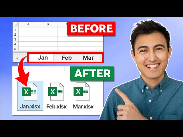Split Excel Sheets Into Separate Files Automatically