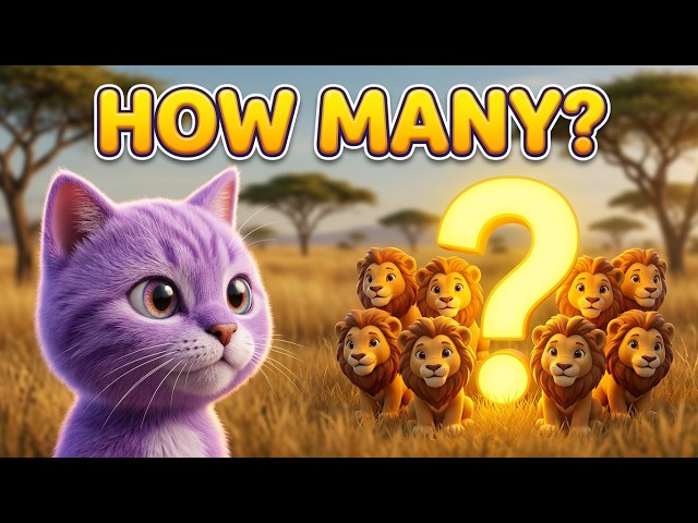 How Many? Counting Quiz for Kids | Learn with Boba