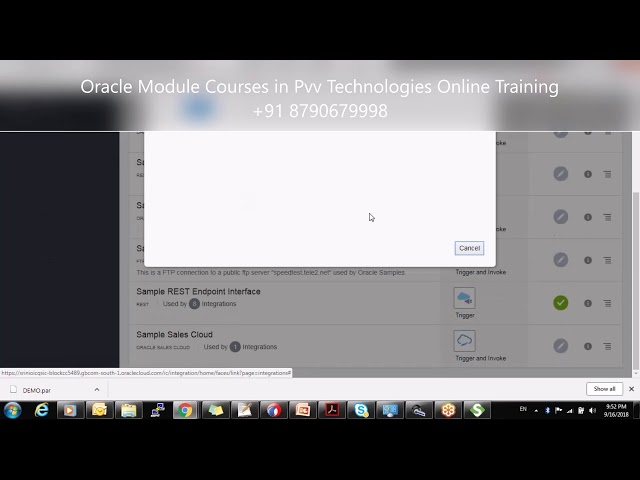Oracle ICS Online Training