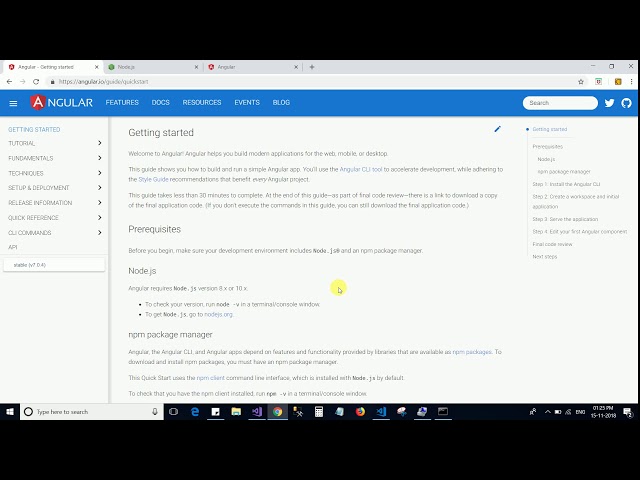 Angular Description in Malayalam