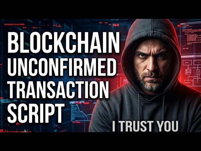 Free Bitcoin Script || New Blockchain Unconfirmed || How To Bitcoin Unconfirmed Transaction Script