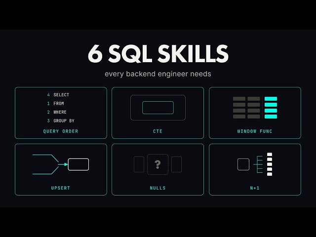6 SQL Skills Every Backend Engineer Should Know