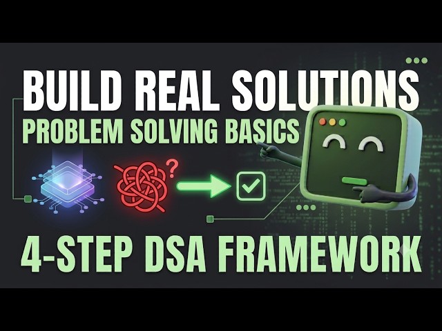 The 4-Step Framework to Solve ANY Coding Problem(Data Structures & Algorithms) #programming #coding